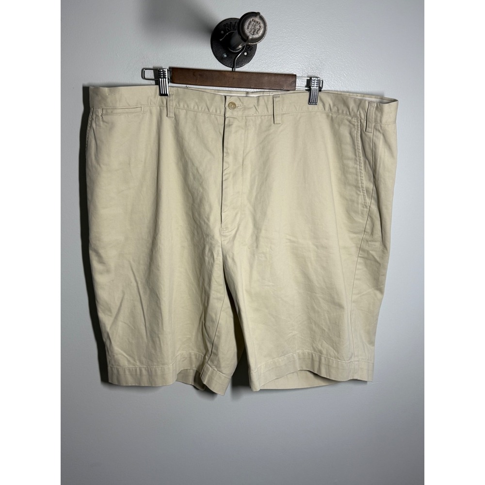 Polo Ralph Lauren Mens Big 46 Chino Shorts Basic Sand Khaki Cotton 1357118ACVF